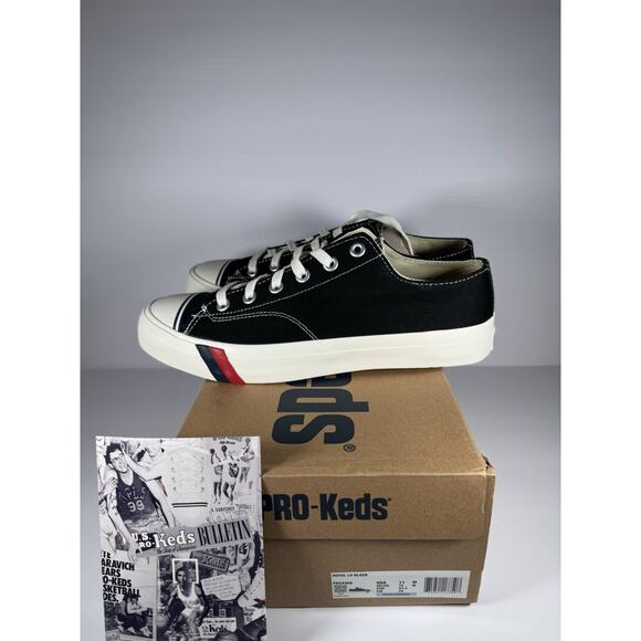 New Pro-Keds Men's Royal Lo Classic Black Canvas PK54468 Size 11 NIB - Picture 7 of 11